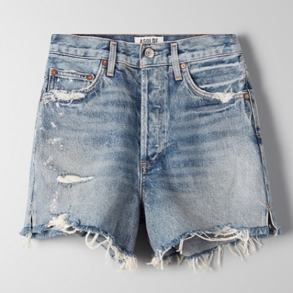 Aritzia Agolde Dee Riccochet Shorts - size 27